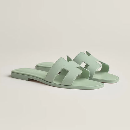 Claquettes Vert d'eau