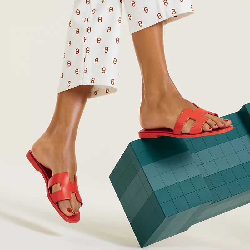 Chanclas naranjas capuchina