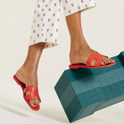 Chanclas naranjas capuchina