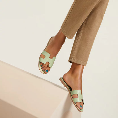 Chanclas verde mar