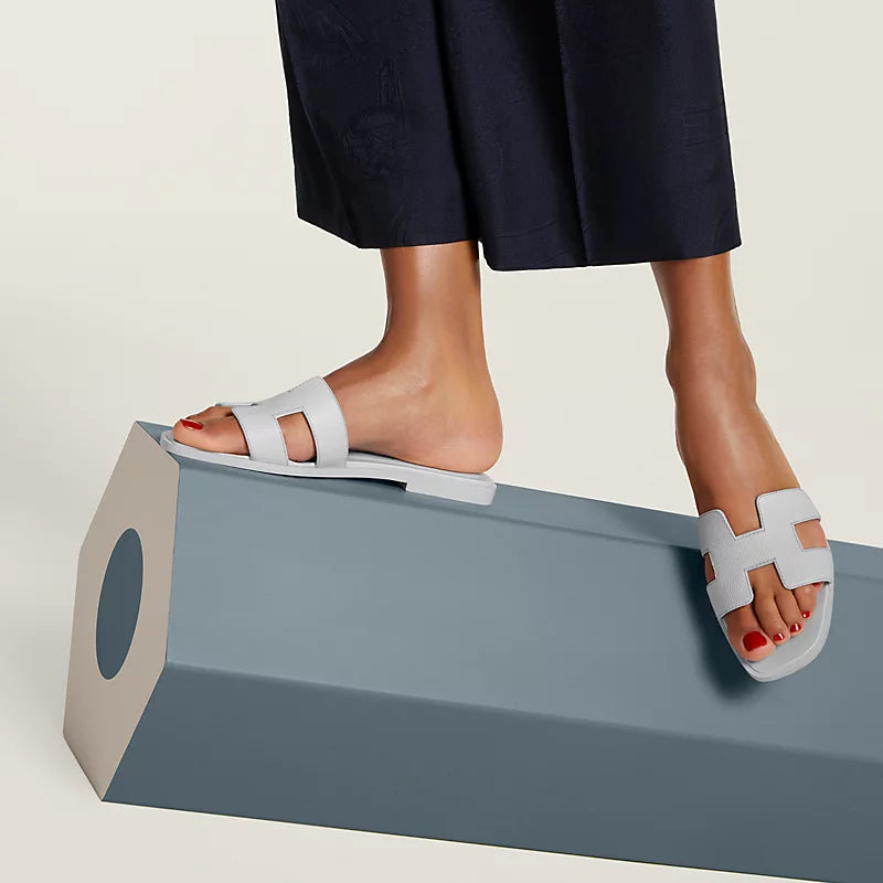 Chanclas azul glaciar