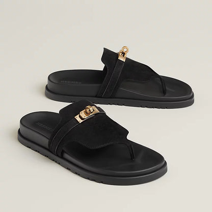 Sandales Empire - Noir Porcelaine