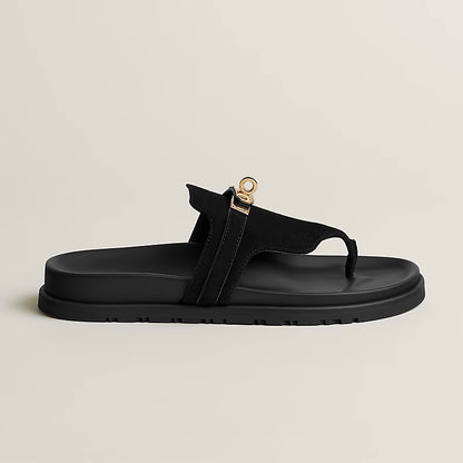 Sandales Empire - Noir Porcelaine