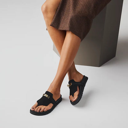 Sandales Empire - Noir Porcelaine